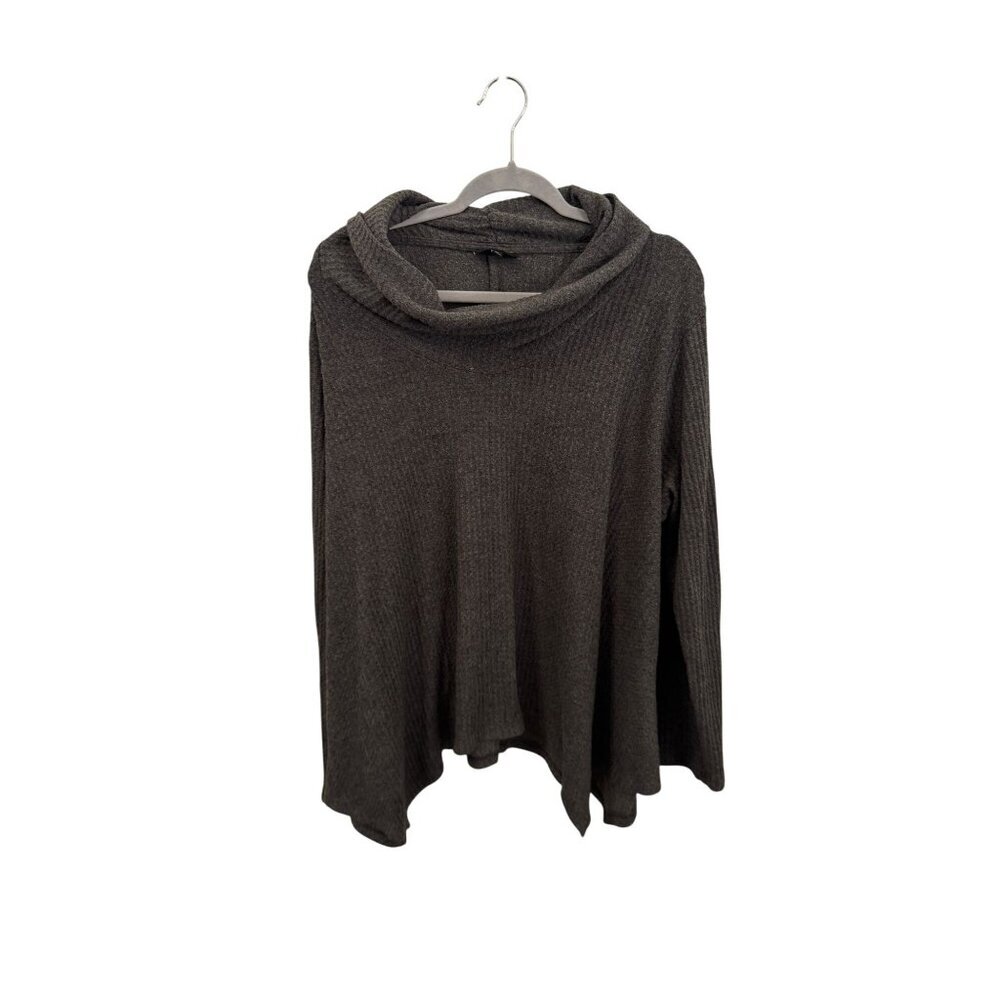 Bobeau long sleeve gray sweater size 2xl